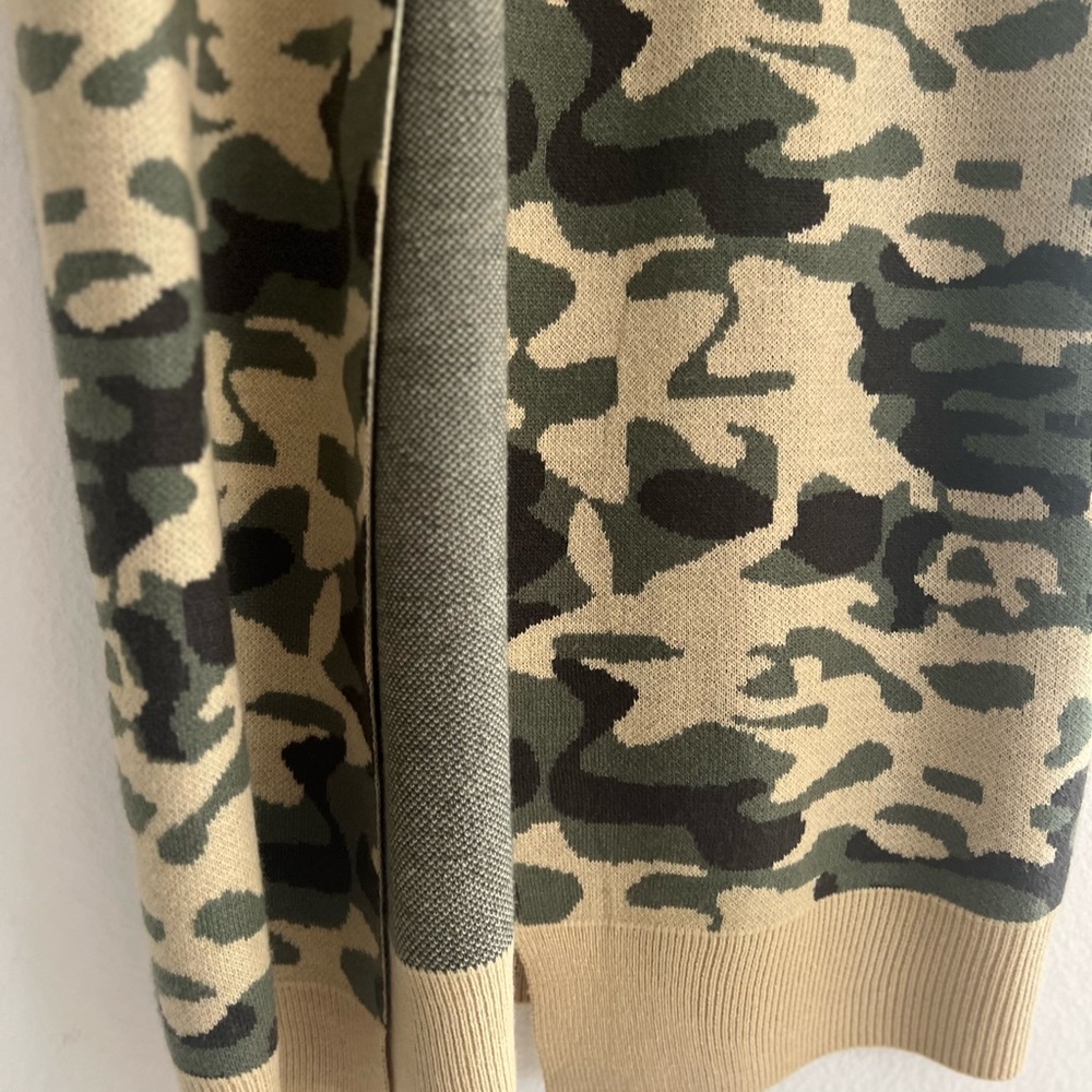Attitudes by Renee Camouflage Open Cardigan - Picture 9 of 14